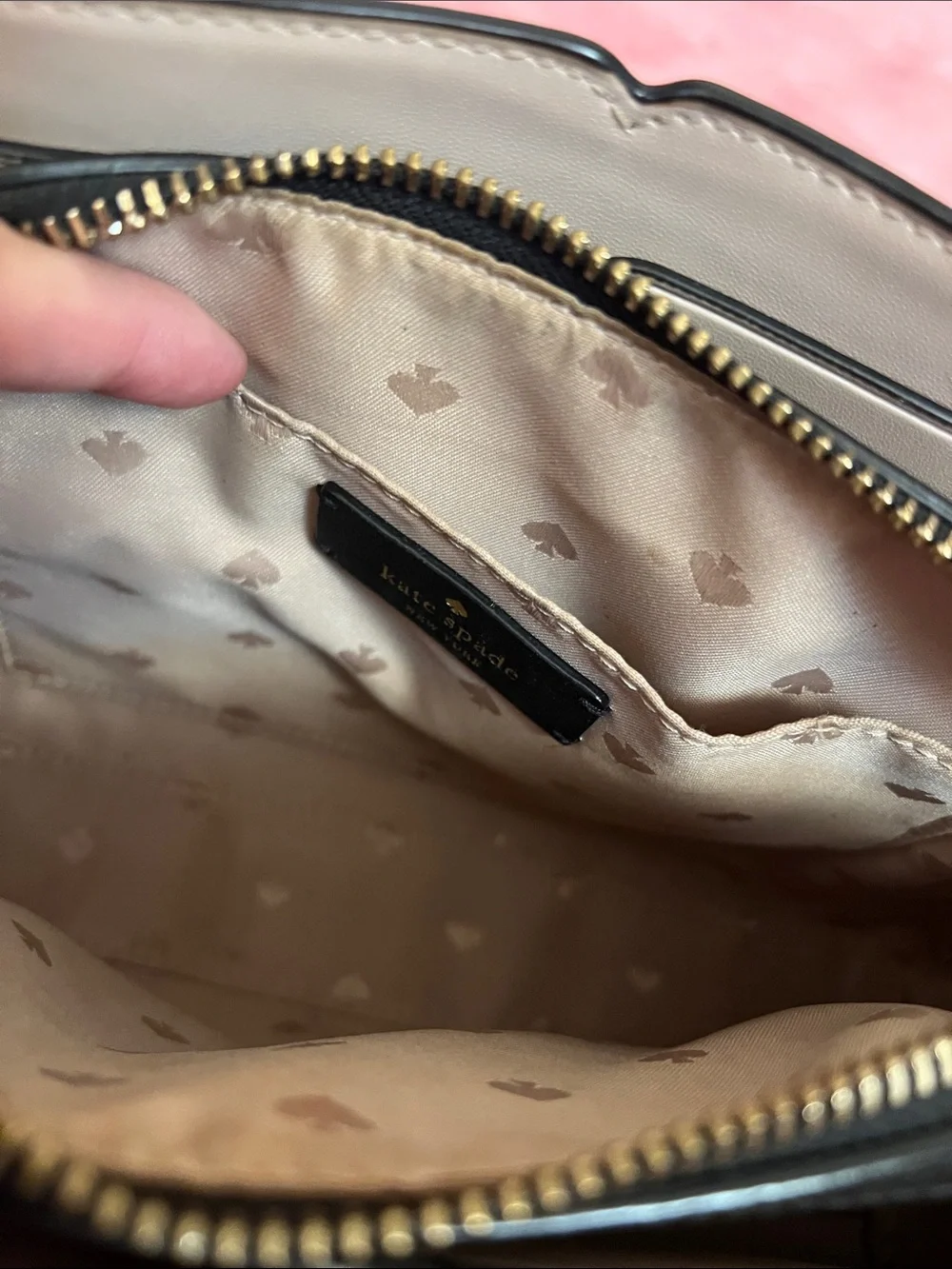 Kate Spade Black Leather Satchel